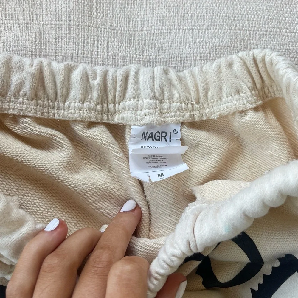 Kanye NAGRI beige sweats Trust God - Picture 2 of 3